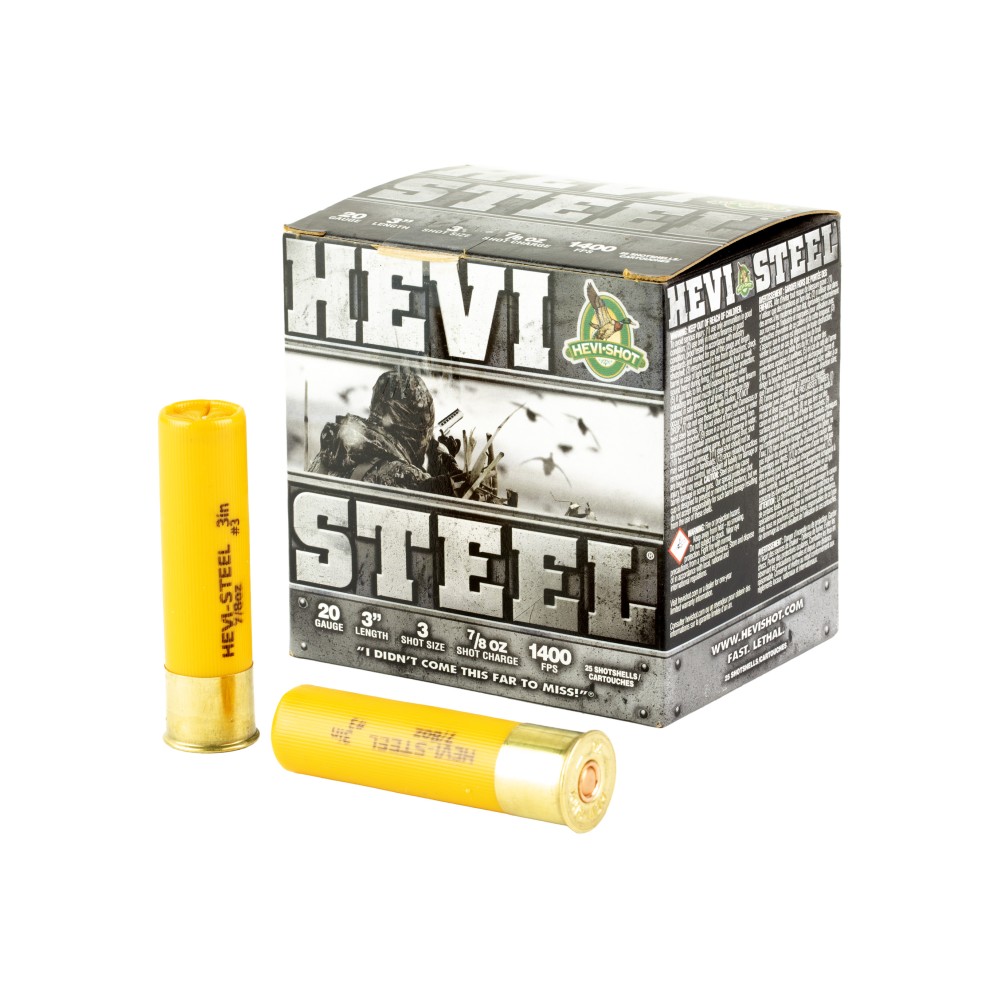 HEVI STEEL 20GA 3" #3 25/250