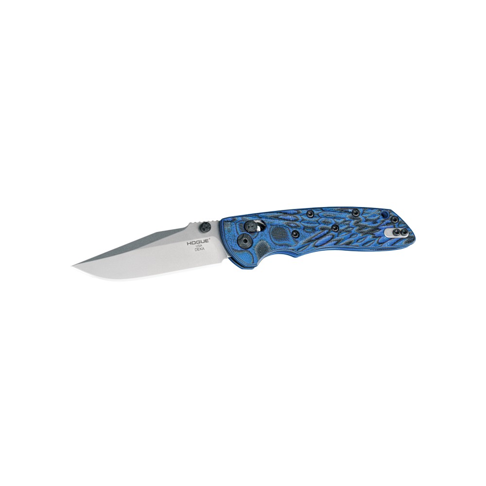HOGUE DEKA 3.25" CLP TMB G10 BLU LV