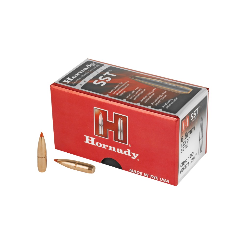 HRNDY SST 6.5MM .264 123GR 100CT
