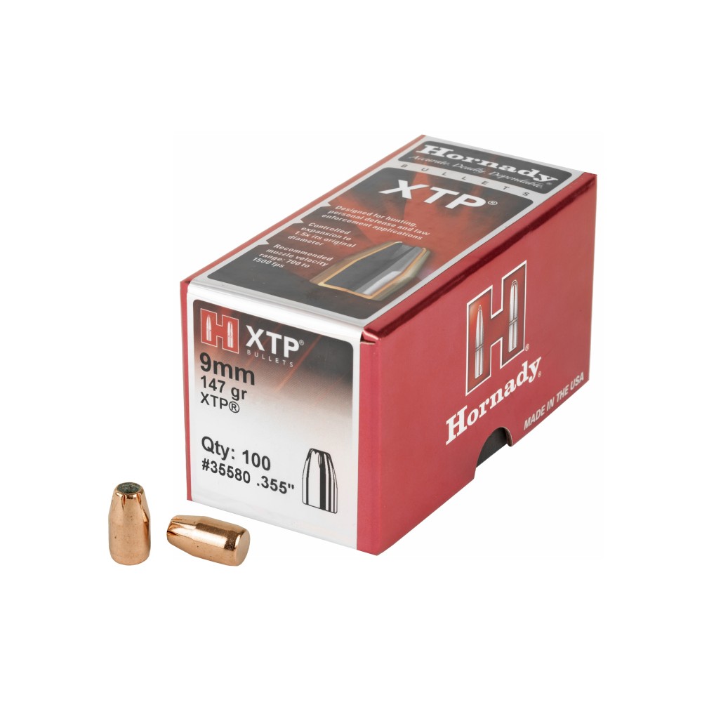 HRNDY XTP 9MM .355 147GR 100CT