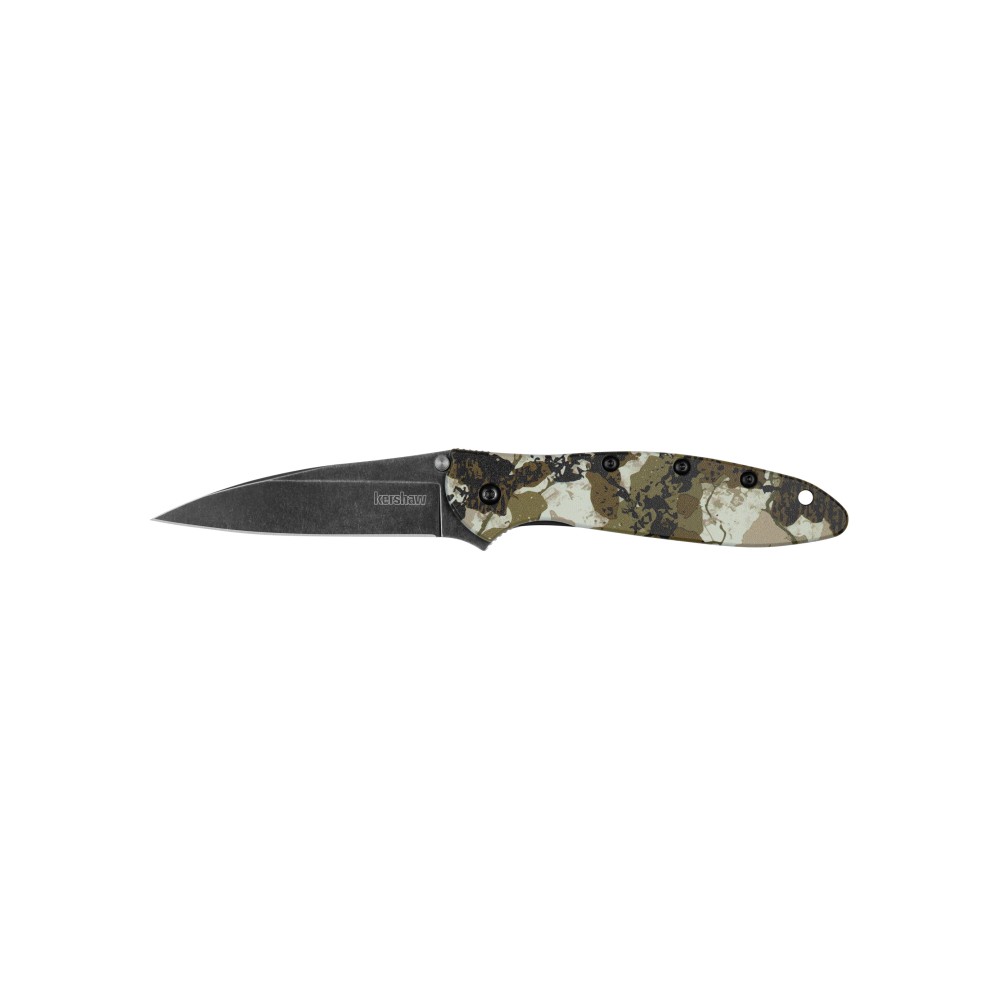 KERSHAW LEEK 3" KINGS CAMO BLKWASH