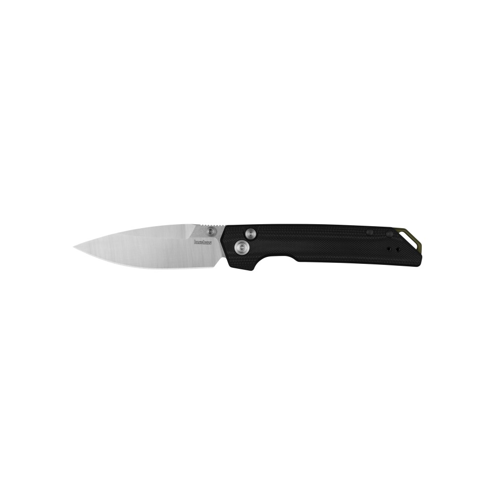 KERSHAW IRIDIUM BUTTON LOCK 3.45" BK