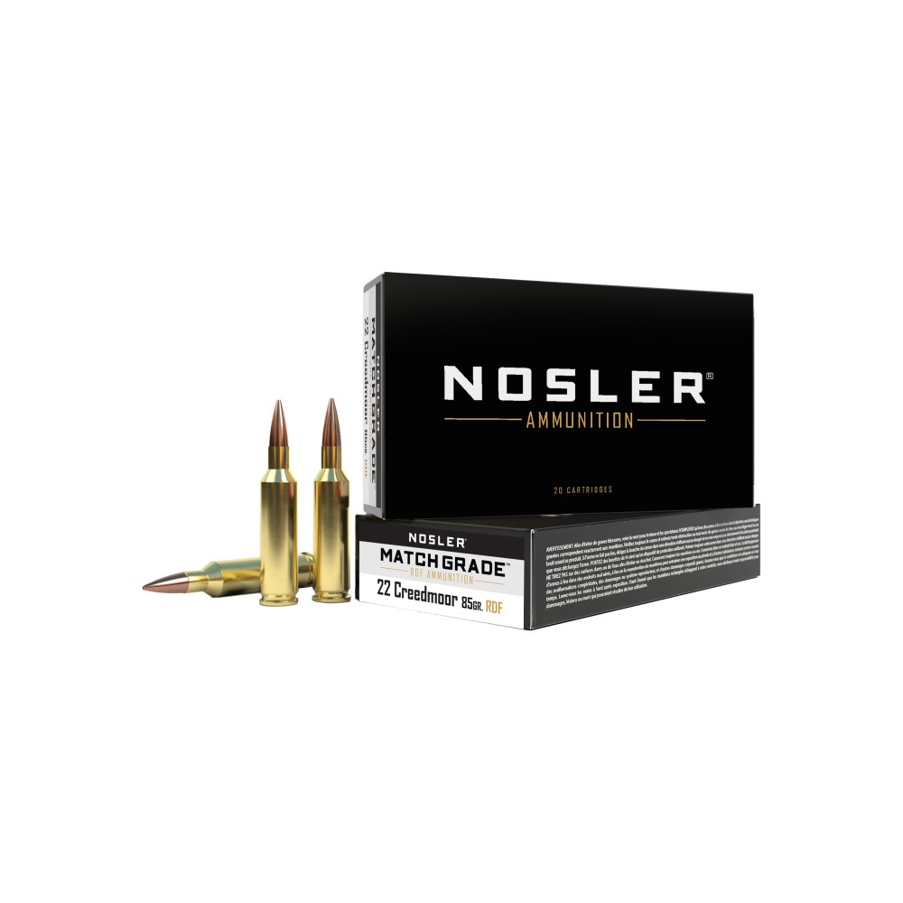 NOSLER RDF 22 CREED 85GR HPBT 20/200