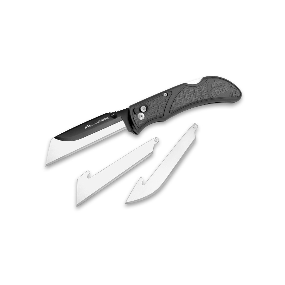 OD EDGE RAZOR-WORK 3" 3 BLDS GRY
