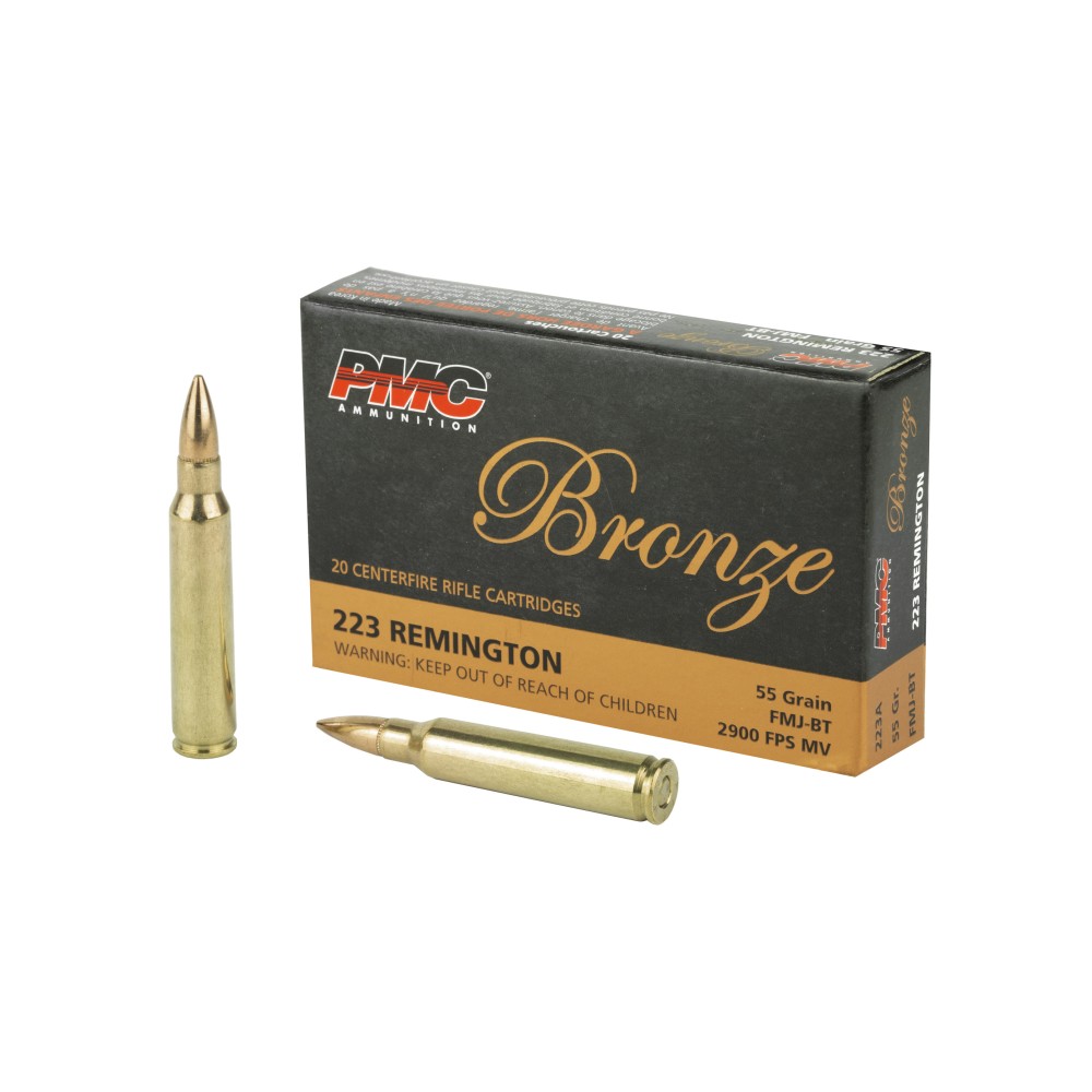 PMC BRNZ 223REM 55GR FMJ 20/1000