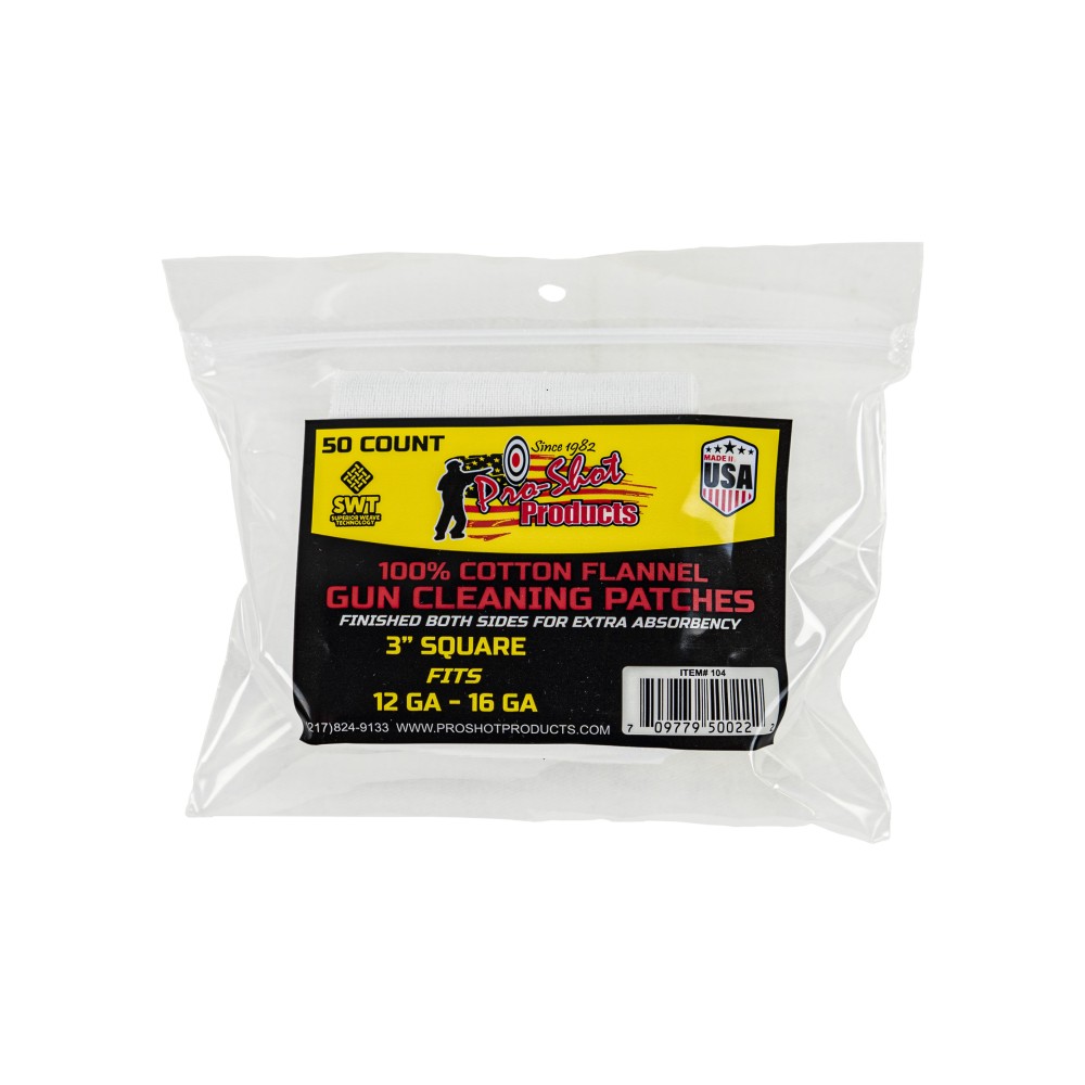 PRO-SHOT PATCH 12-16GA 50CT