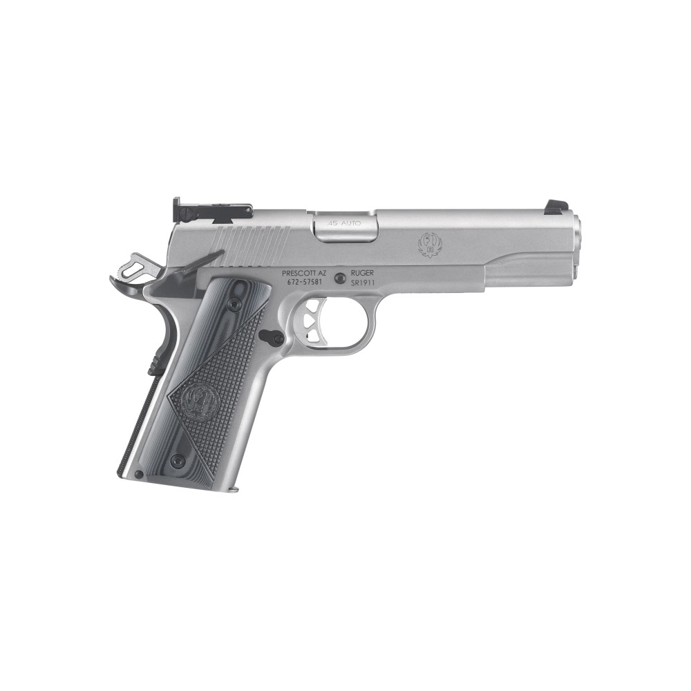 RUGER SR1911 TRGT 45ACP 5" STS 8RD