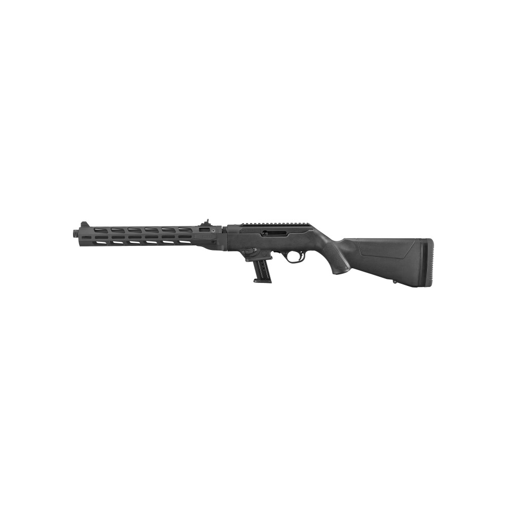 RUGER PC 9MM 16" 17RD BL THRD MLOK