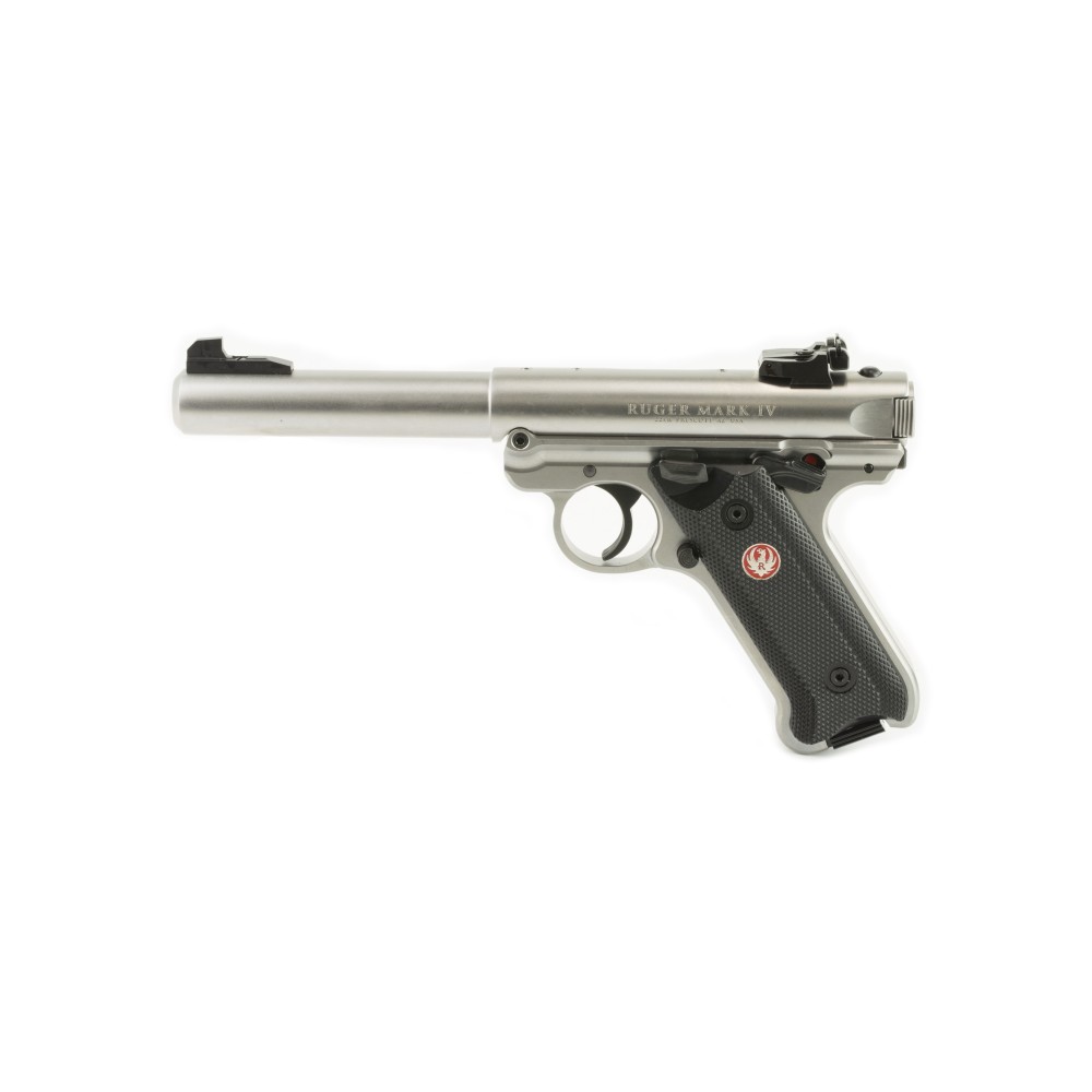 RUGER MRK IV TRGT 22LR 5.5" 10RD STN