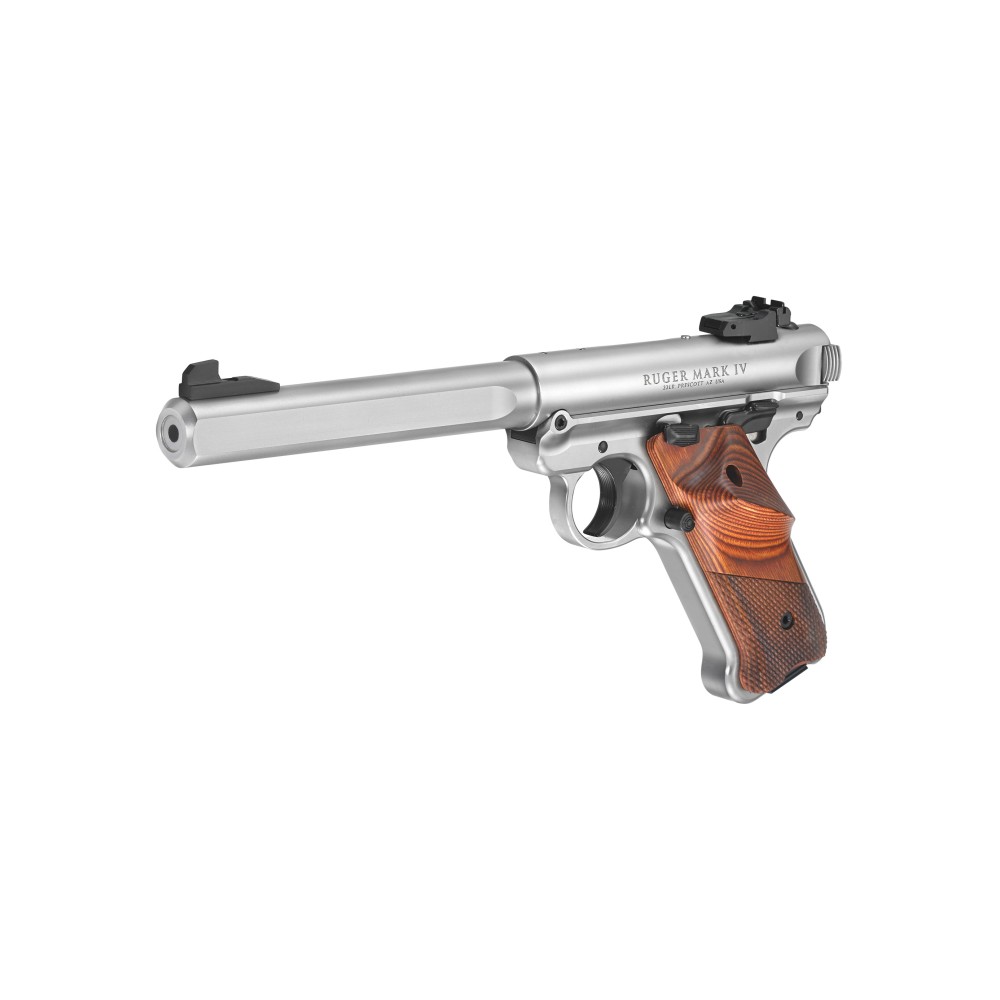 RUGER MRK IV COMP 22LR 6.9" 10RD STS
