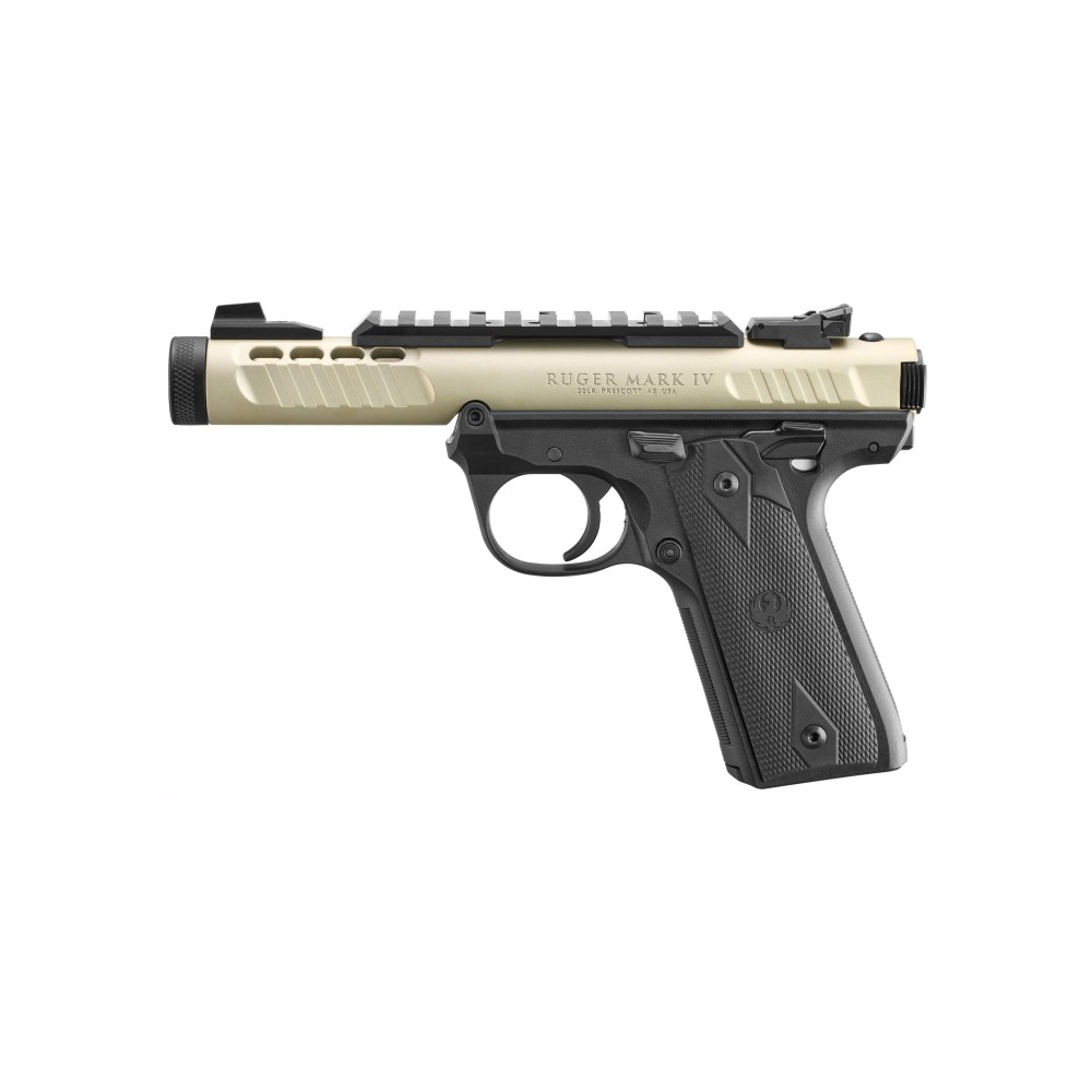 RUGER MK IV LTE 22LR 4.4" 10RD CHAMP