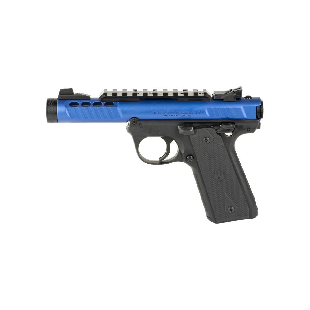 RUGER MRK IV LITE 22LR 4.4" 10RD BLU