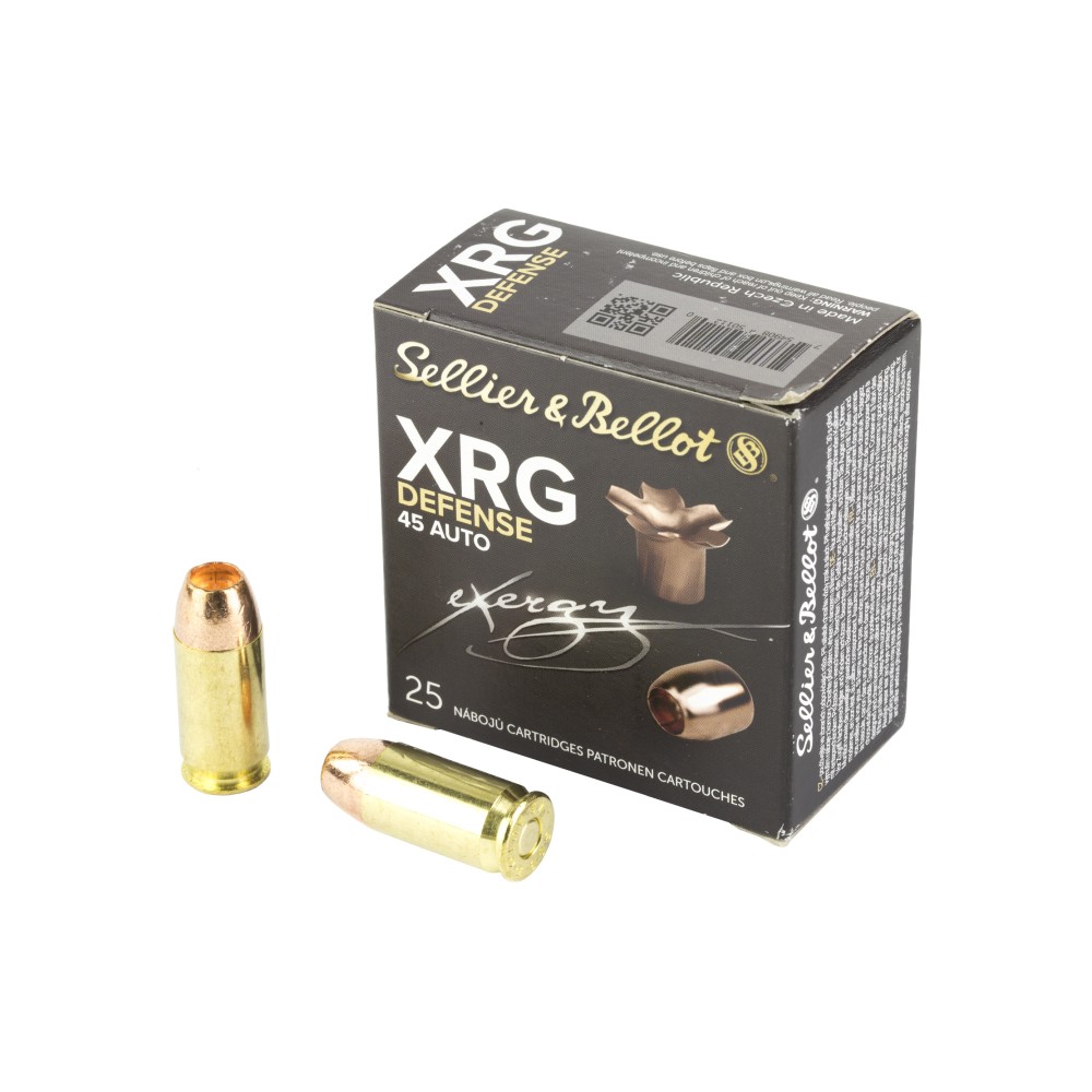 S&B 45ACP 165GR XRG 25/1000
