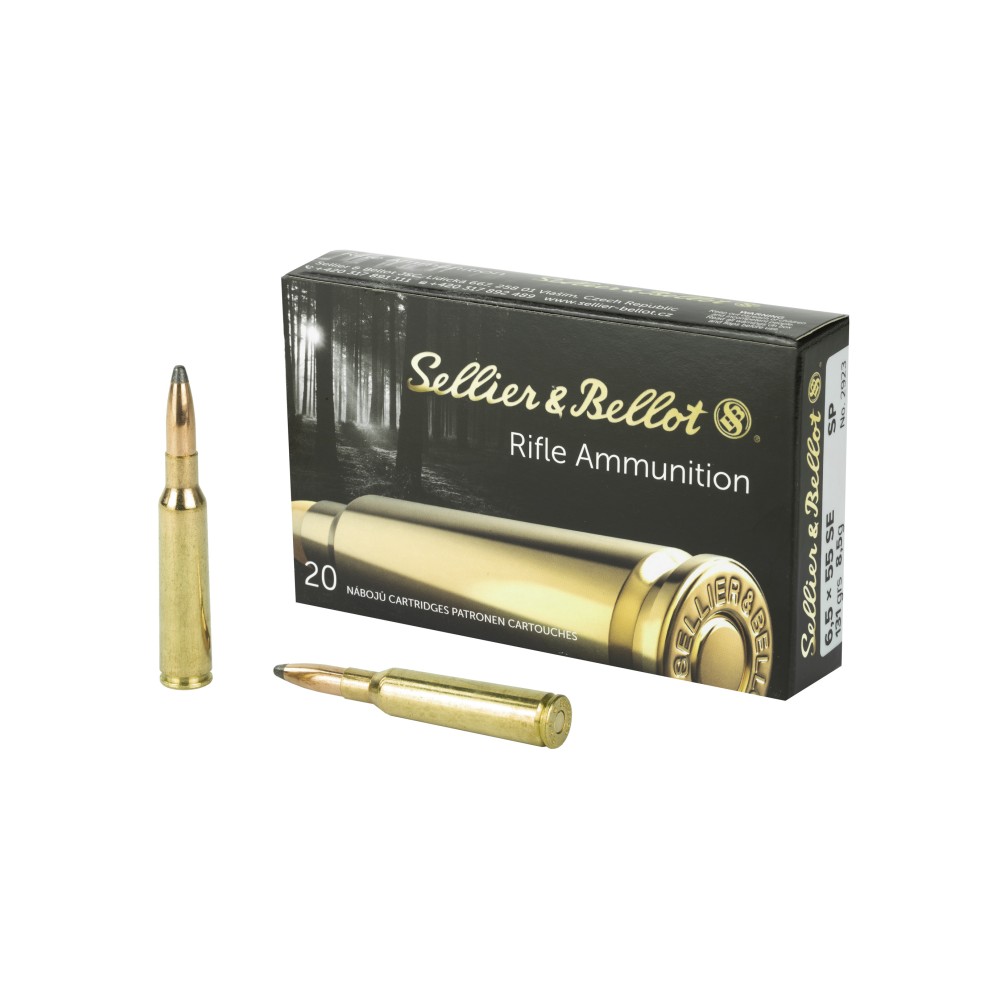 S&B 6.5X55SW 131GR SP 20/400