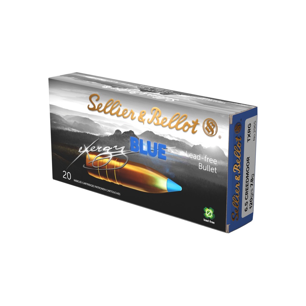 S&B EXERGY BLU 6.5CREED 120GR 20/500