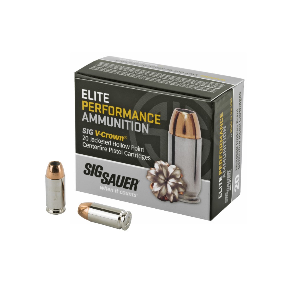 SIG AMMO 40SW 180GR JHP 20/200