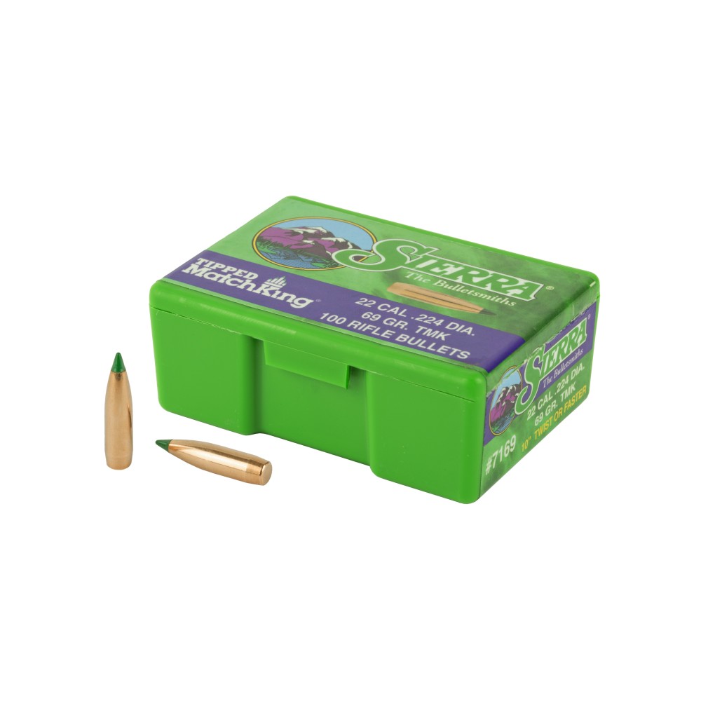 SIERRA TIPPED MK .224 69GR 100CT