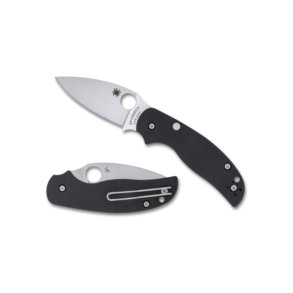 SPYDERCO SAGE 6 BUTTON CMP LCK BLK