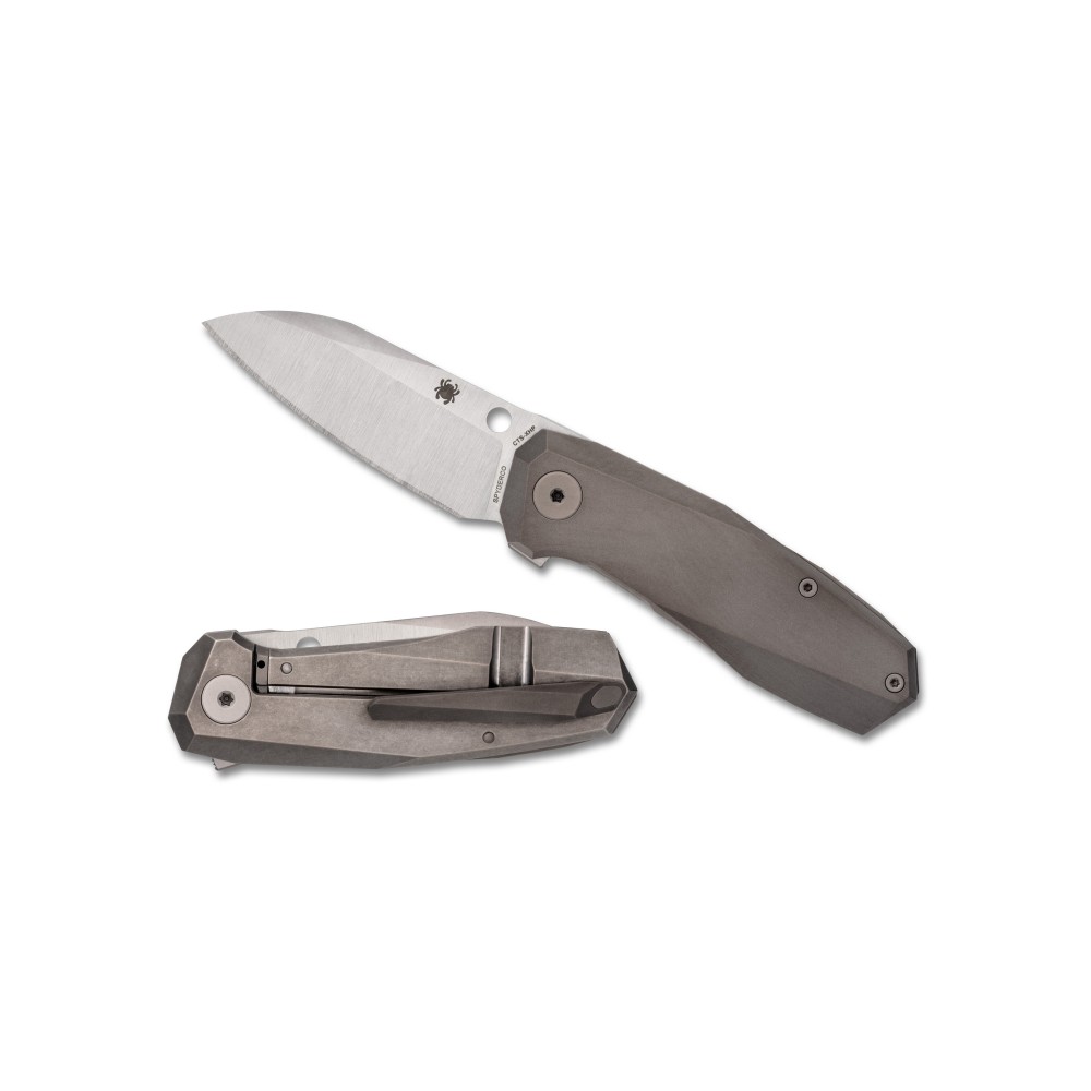 SPYDERCO TECHNO 3 TITANIUM GRY