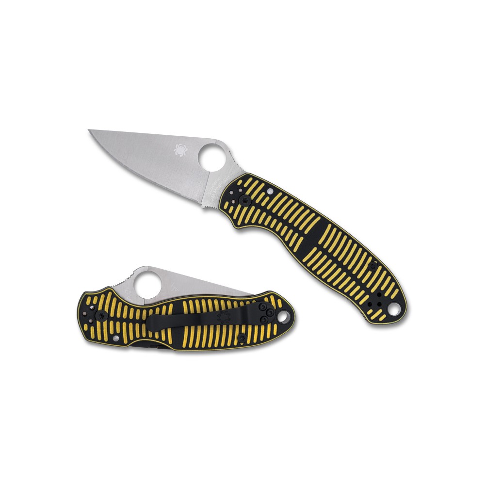 SPYDERCO PARA 3 SALT 2.93" YLW/BLK