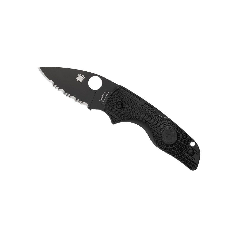SPYDERCO LIL NATIVE LW BLK/BLK SRTD