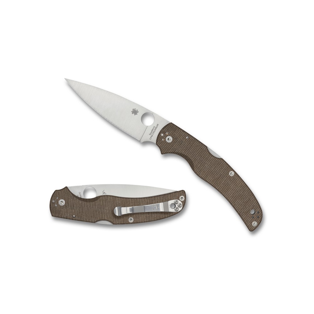 SPYDERCO NATIVE CHIEF 4.08" BRN CNVS