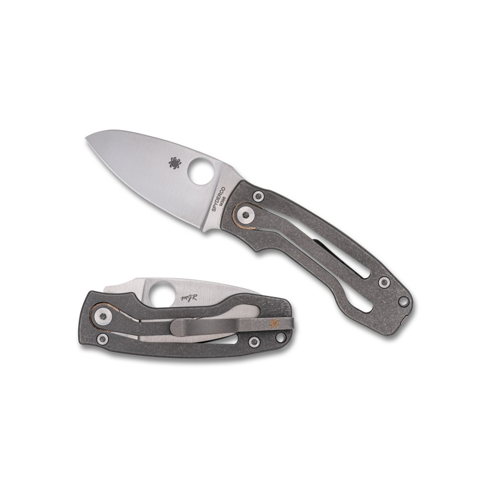 SPYDERCO PITS 2 SLIPIT TI 2.74" GRY