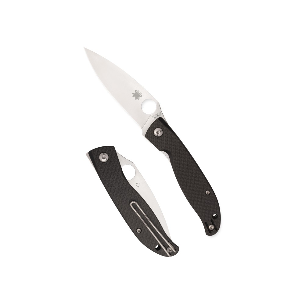 SPYDERCO MANTRA 4 CF 3.34" BLK/SLV