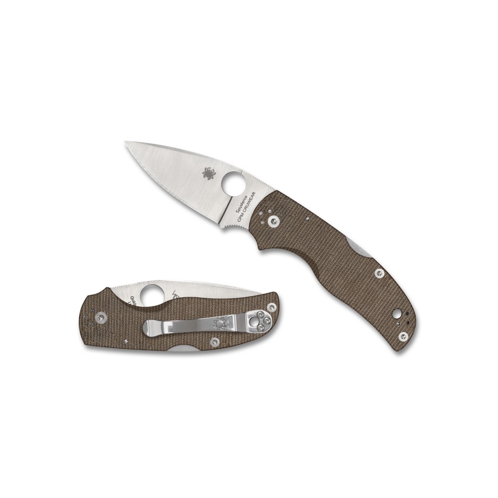 SPYDERCO NATIVE 5 2.95" BRN CANVAS