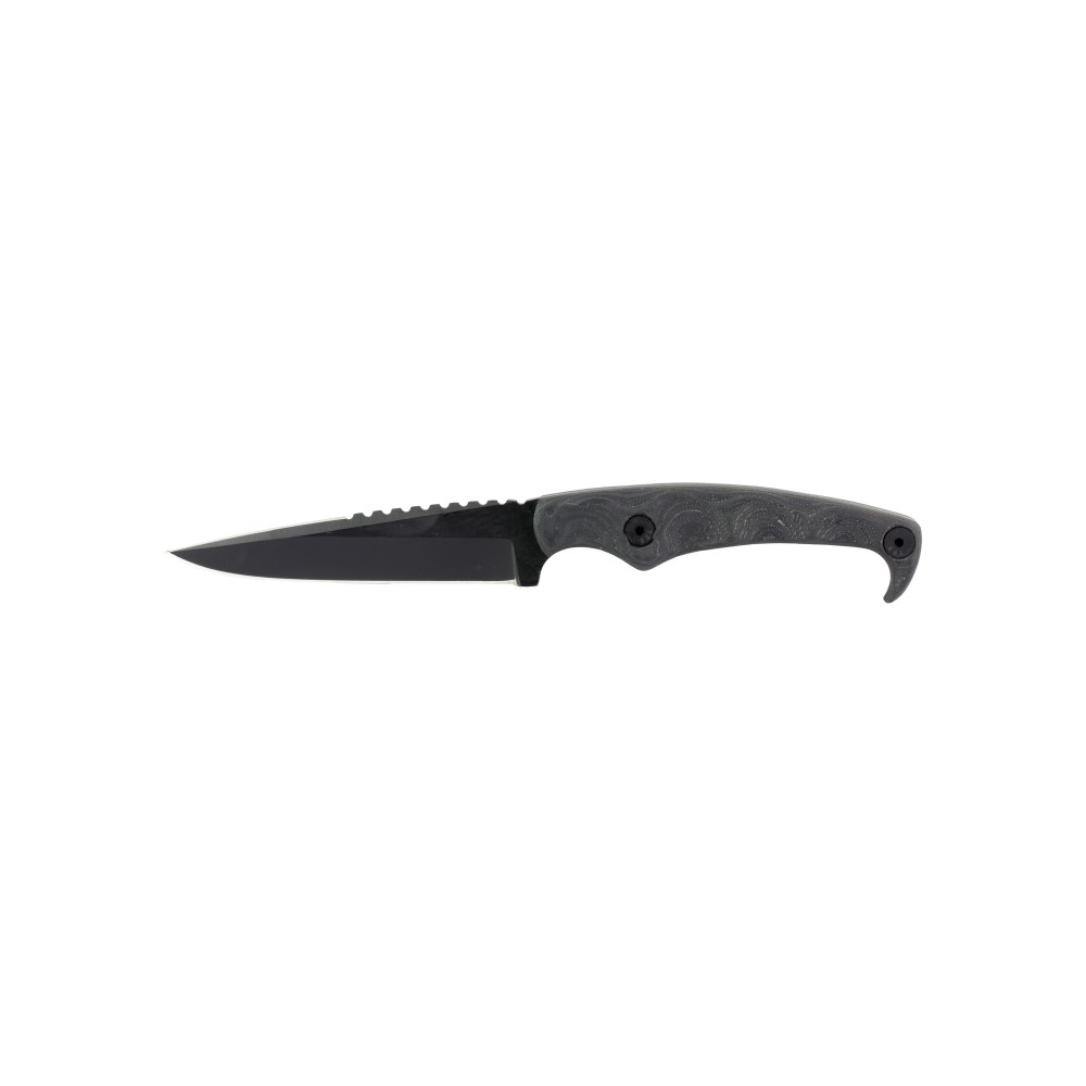 STROUP MK2 4" CERAKOTE BLK W/SHEATH