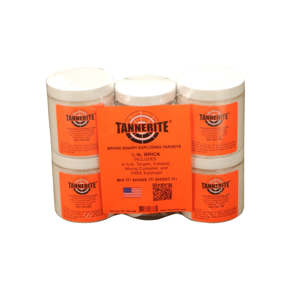 TANNERITE HALF BRICK 1/2LB TRGT 4/PK