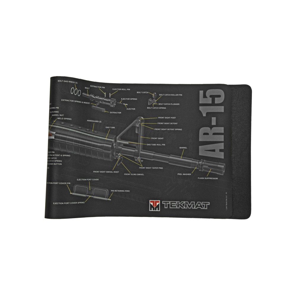 TEKMAT CUTAWAY RIFLE MAT AR15 BLK