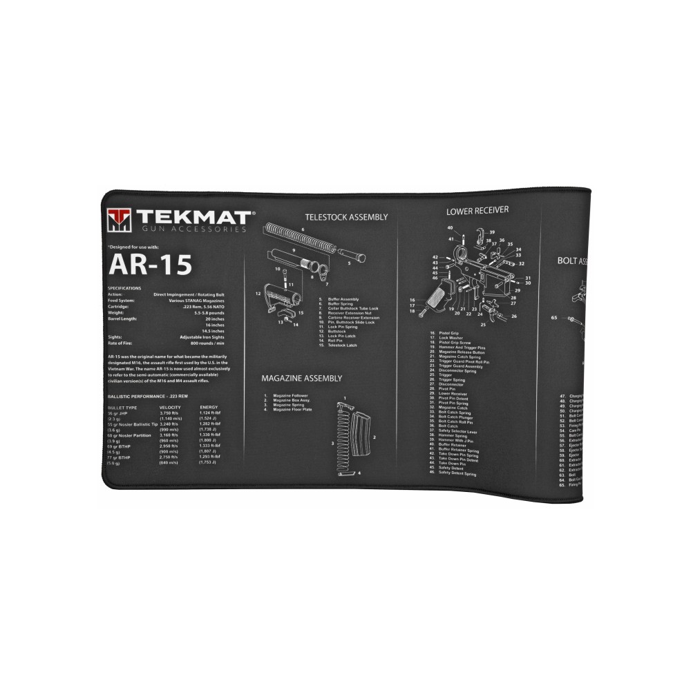 TEKMAT ULTRA RIFLE MAT AR15 BLK