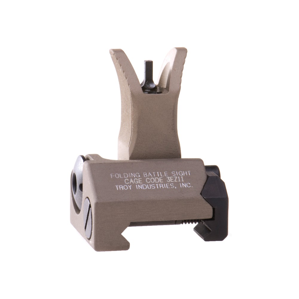 TROY FLDNG M4 FRONT BATTLE SIGHT FDE