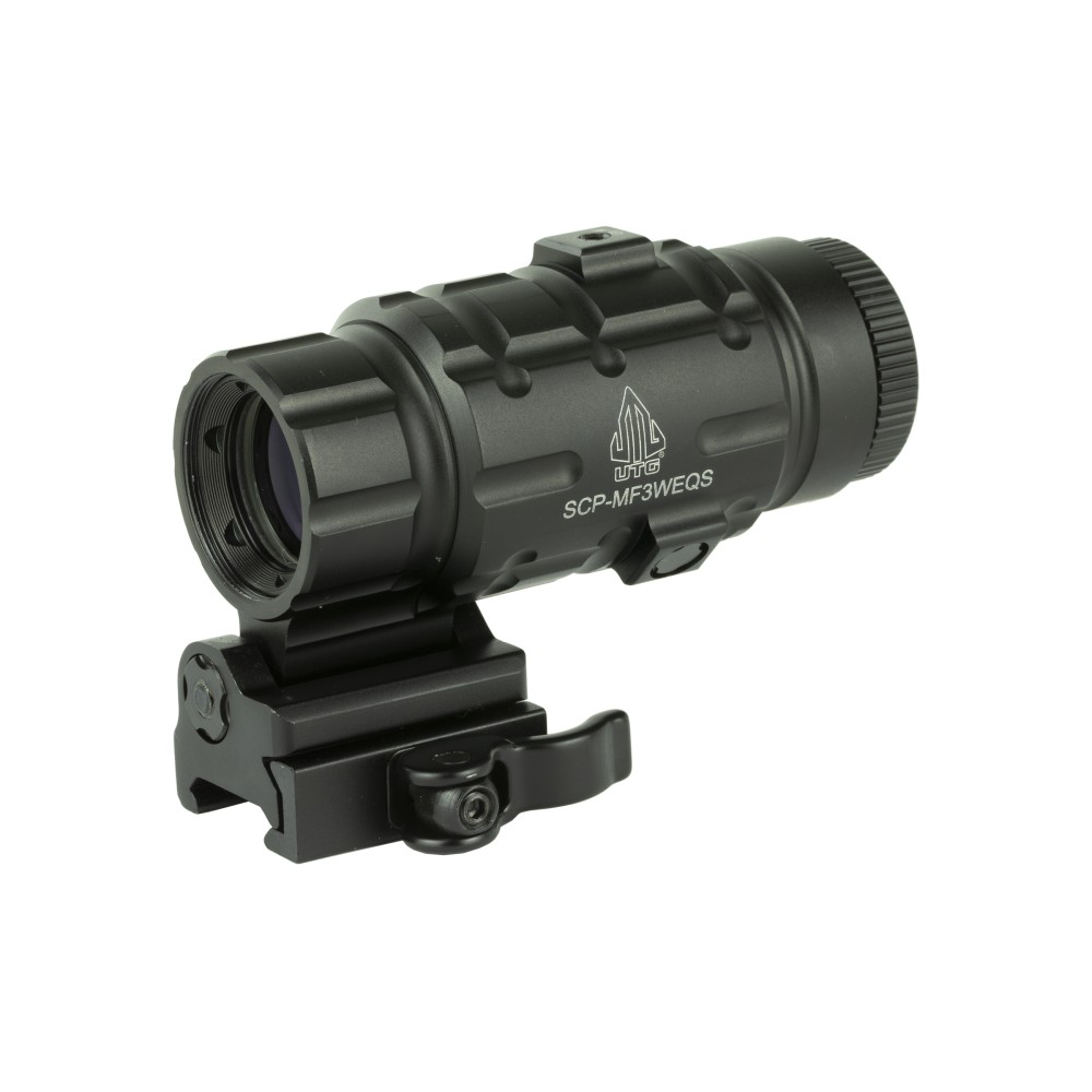 UTG 3X MAGNIFIER W/FTS QD MNT