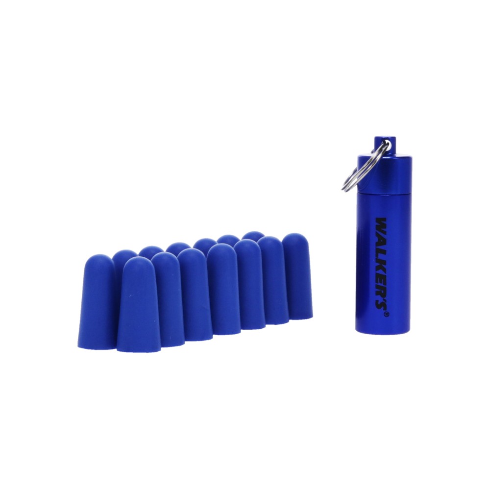 WALKER'S 7PK BLUE FOAM PLUG W/CASE