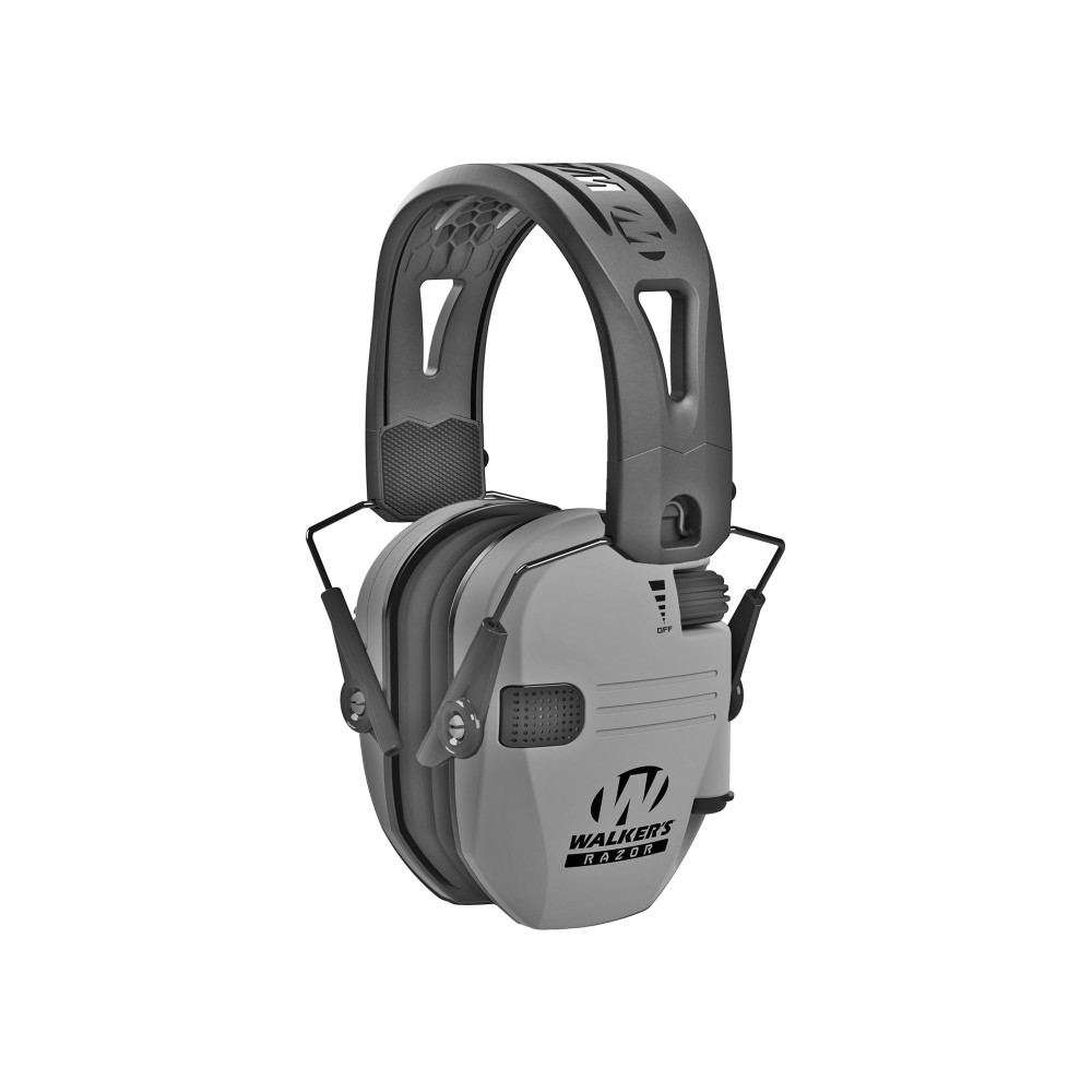 WALKER'S TACTI GRIP RZR BTTLESHP GRY