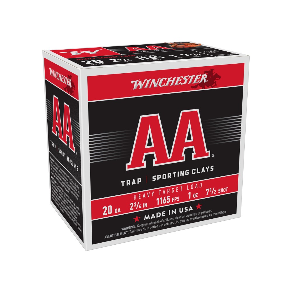 WIN AA TRGT 20GA 2.75" #7.5 25/250