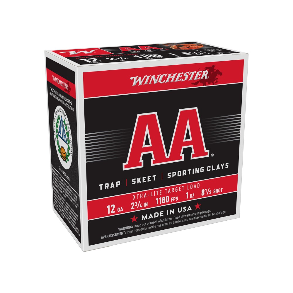 WIN AA EX-LIGHT 12GA 2.75" #8 25/250