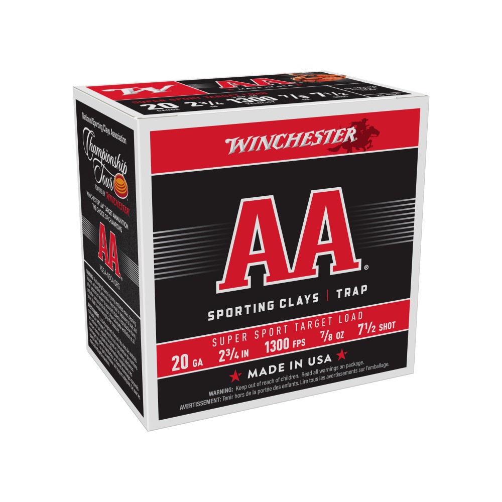WIN AA SPRT SC 20GA 2.75 #7.5 25/250