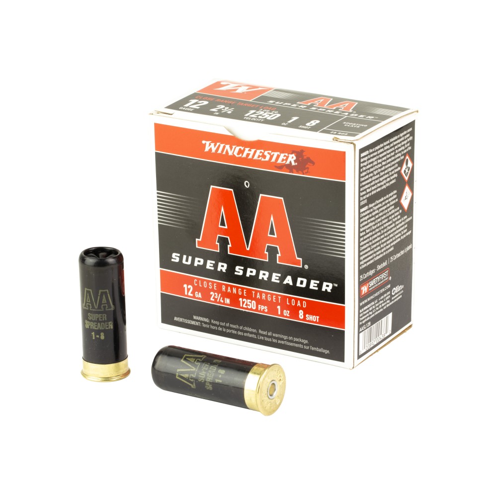 WIN AA SPRDR 12GA 2.75" #8 25/250