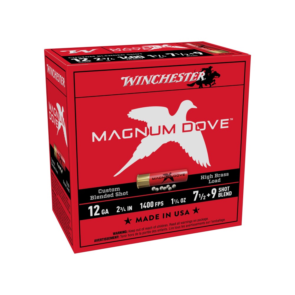 WIN MGNM DOVE 12GA 2.75" #7.5 25/250