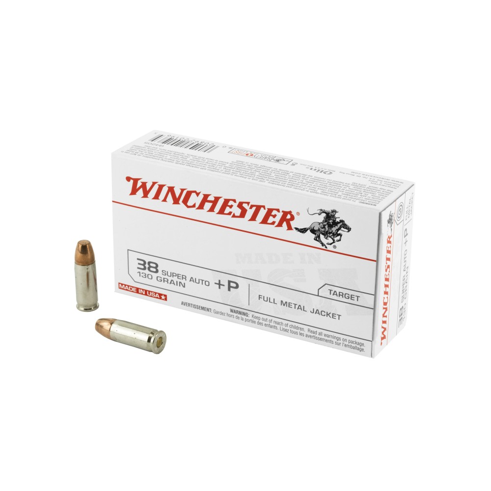 WIN USA 38SUP +P 130GR FMJ 50/500