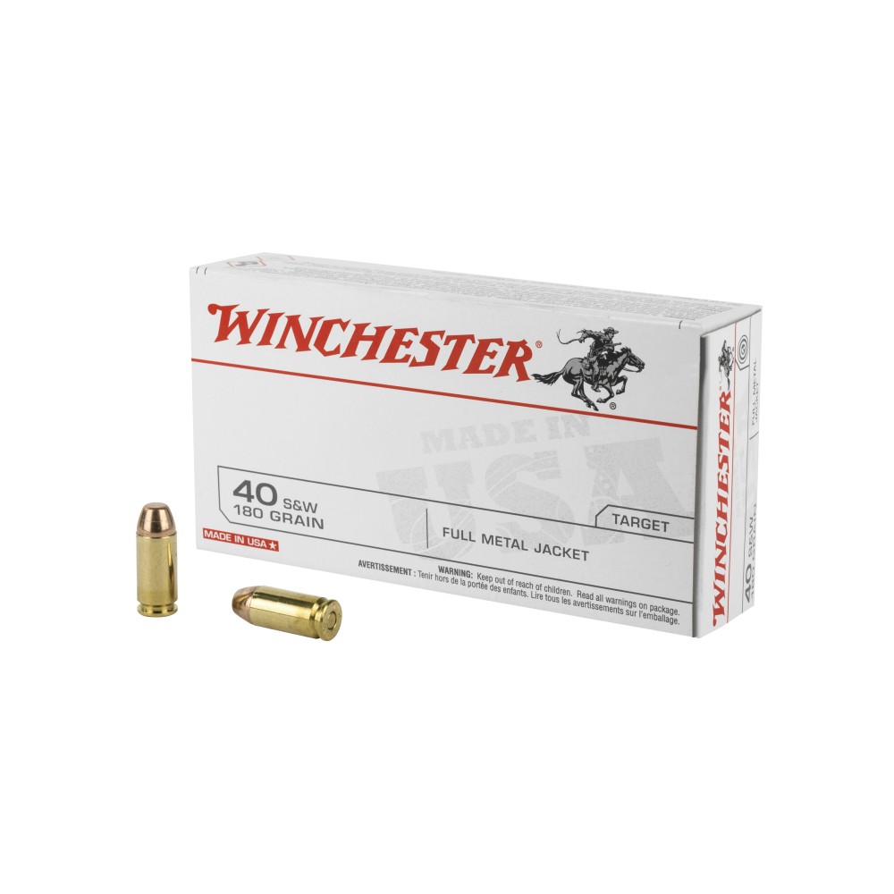 WIN USA 40SW 180GR FMJ 50/500