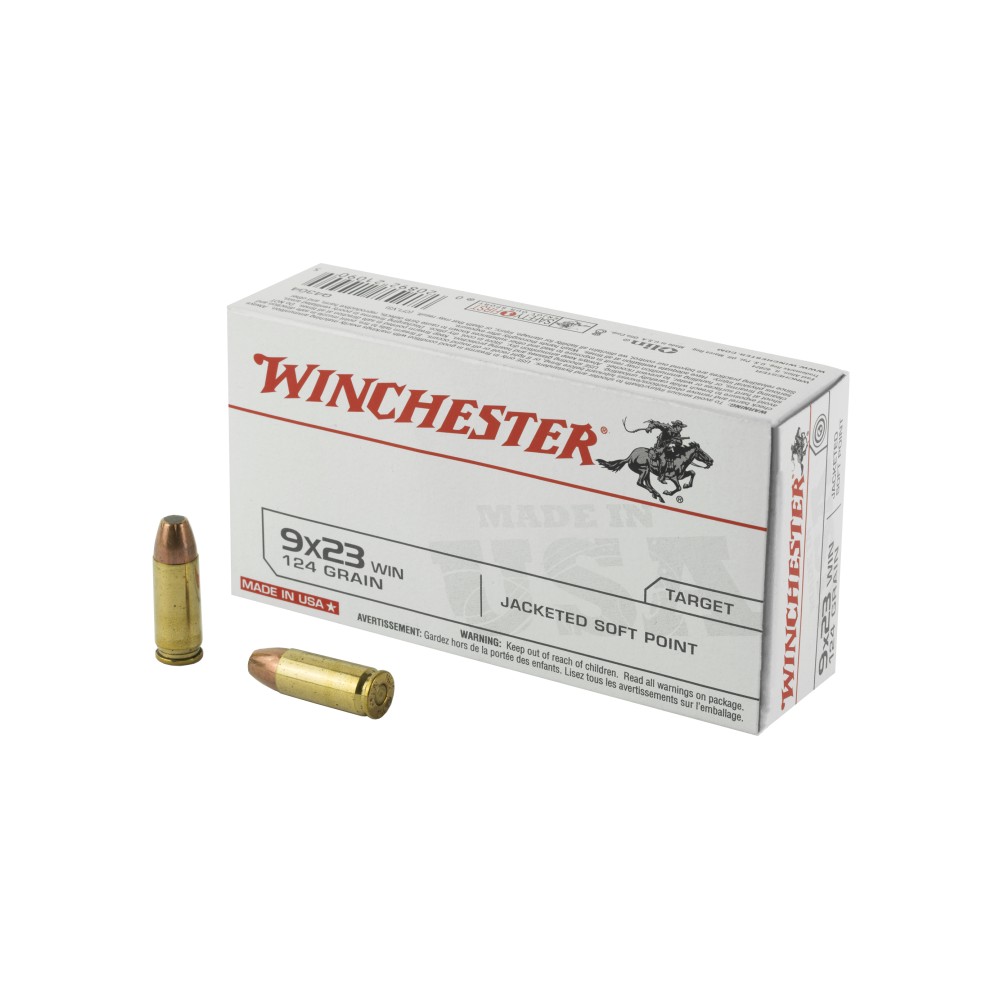 WIN USA 9X23WIN 124GR JSP 50/500