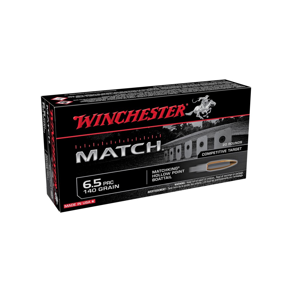 WIN PRC MATCH 6.5PRC 140GR BTHP 20/2