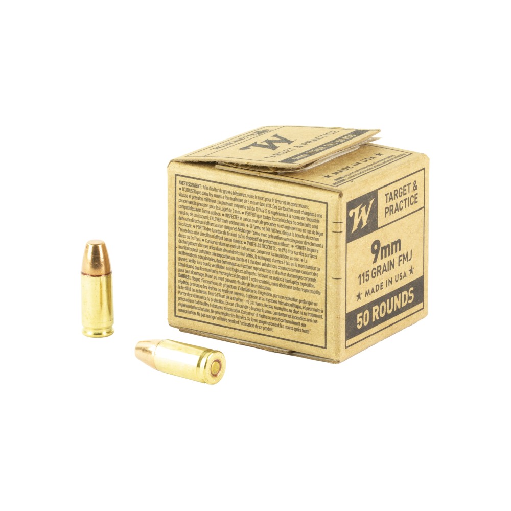 WIN USA 9MM 115GR FMJ 50/1000