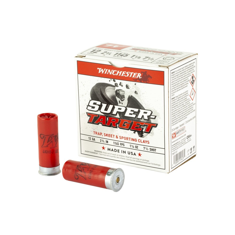 WIN SUPRTRGT 12GA 2.75" #7.5 25/250