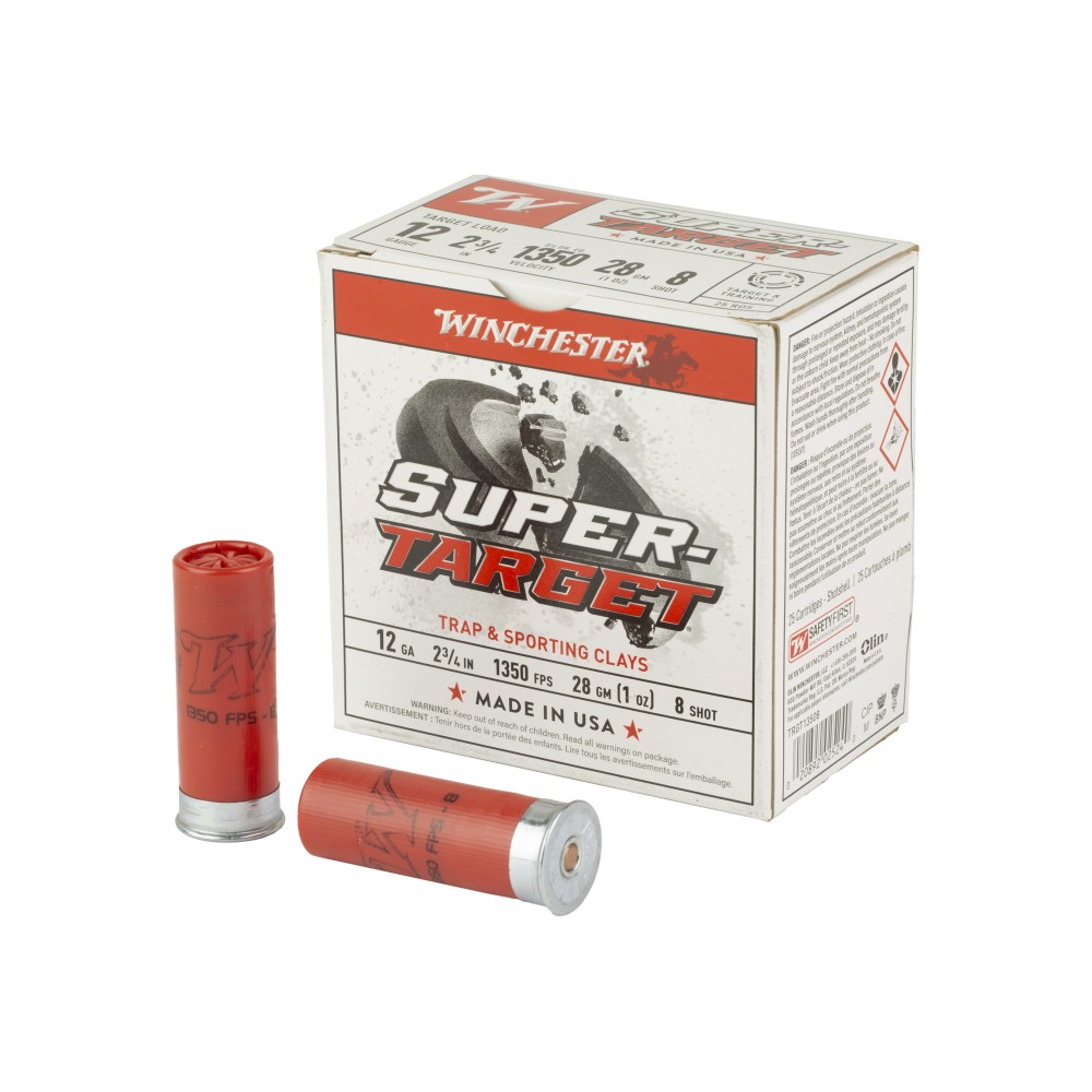 WIN SPR-TRGT 12GA 2-3/4" #8 25/250