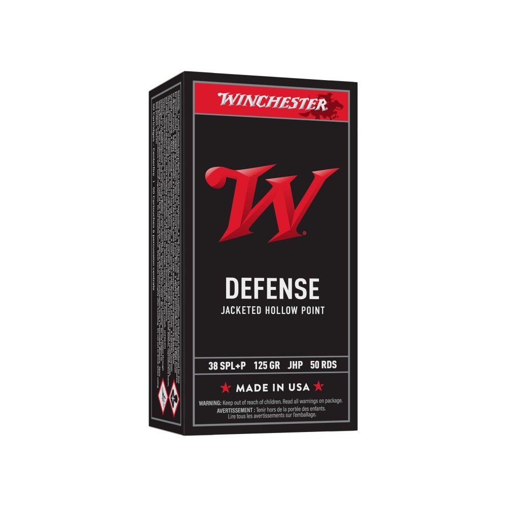 WIN USA 38SPL+P 125GR JHP 50/500